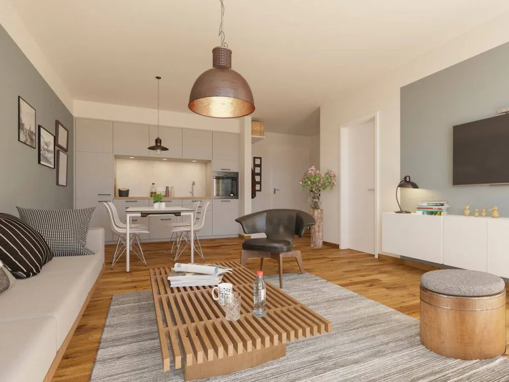 * Top Erstbezugswohnung mit Balkon & Duschbad * Neubau * Einbauküche möglich