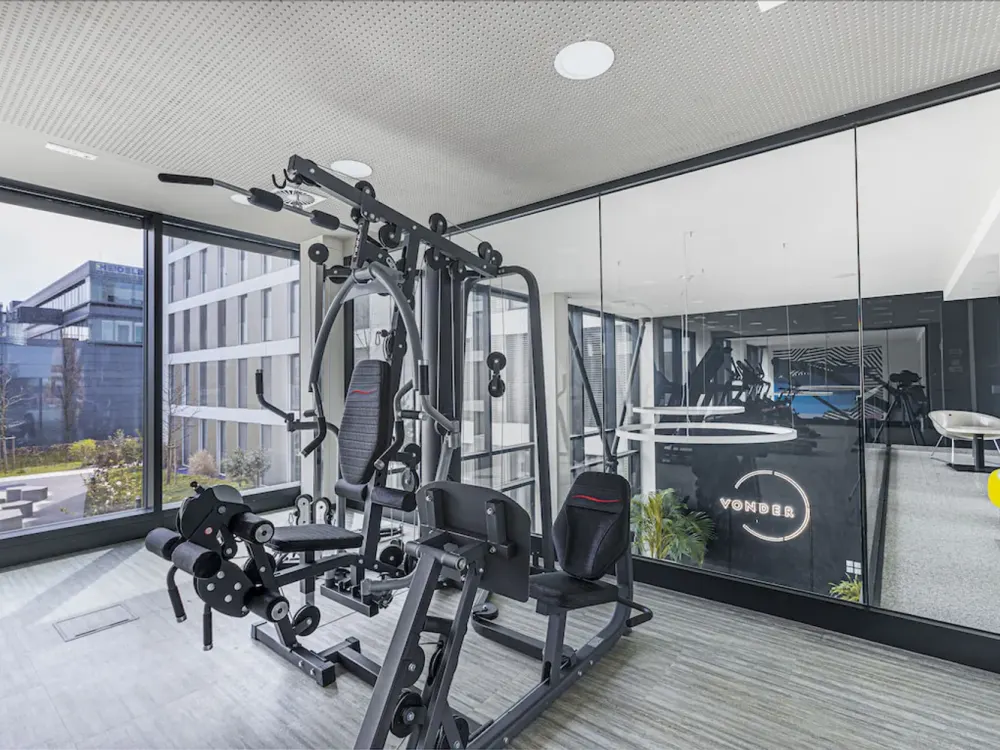 Studio apartment within a modern service apartment building !