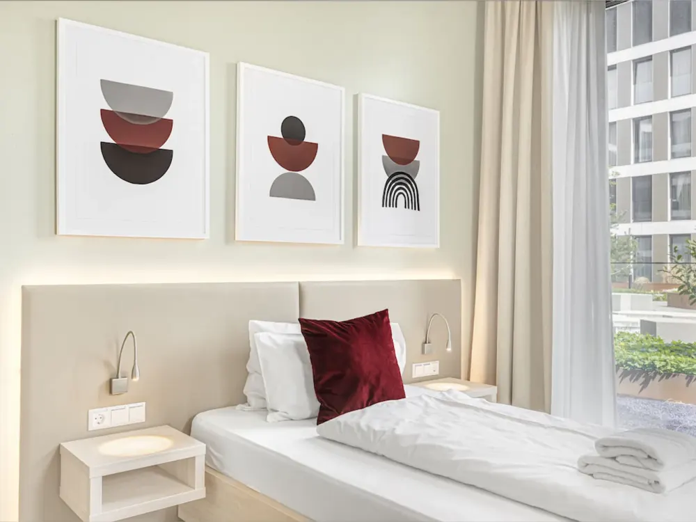 Studio apartment within a modern service apartment building !