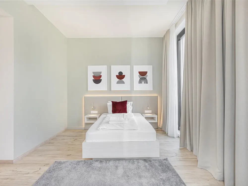 Studio apartment within a modern service apartment building !