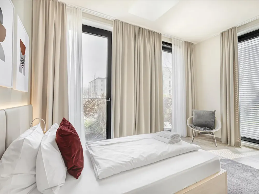 Studio apartment within a modern service apartment building !