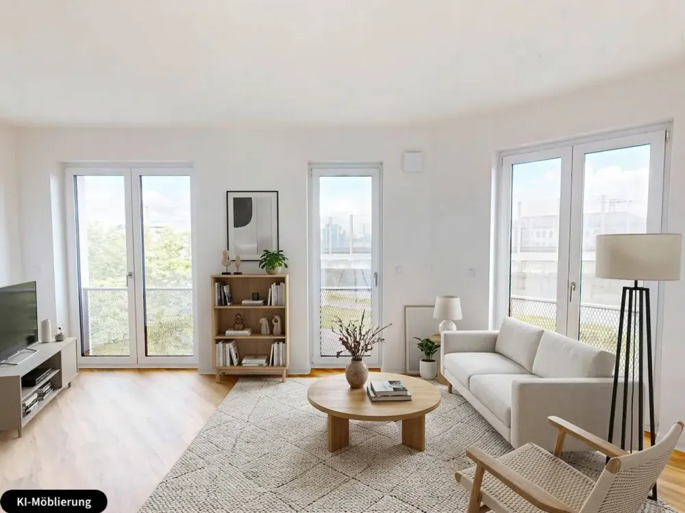 Comfortable 2-Room Apartment with Fitted Kitchen and Dressing Room