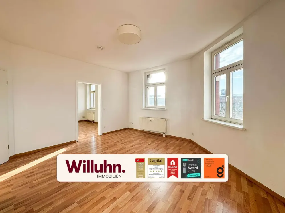 *sofort einziehen* 2-Zimmer Wohnung am Karl-Heine-Kanal I Badewanne I Keller