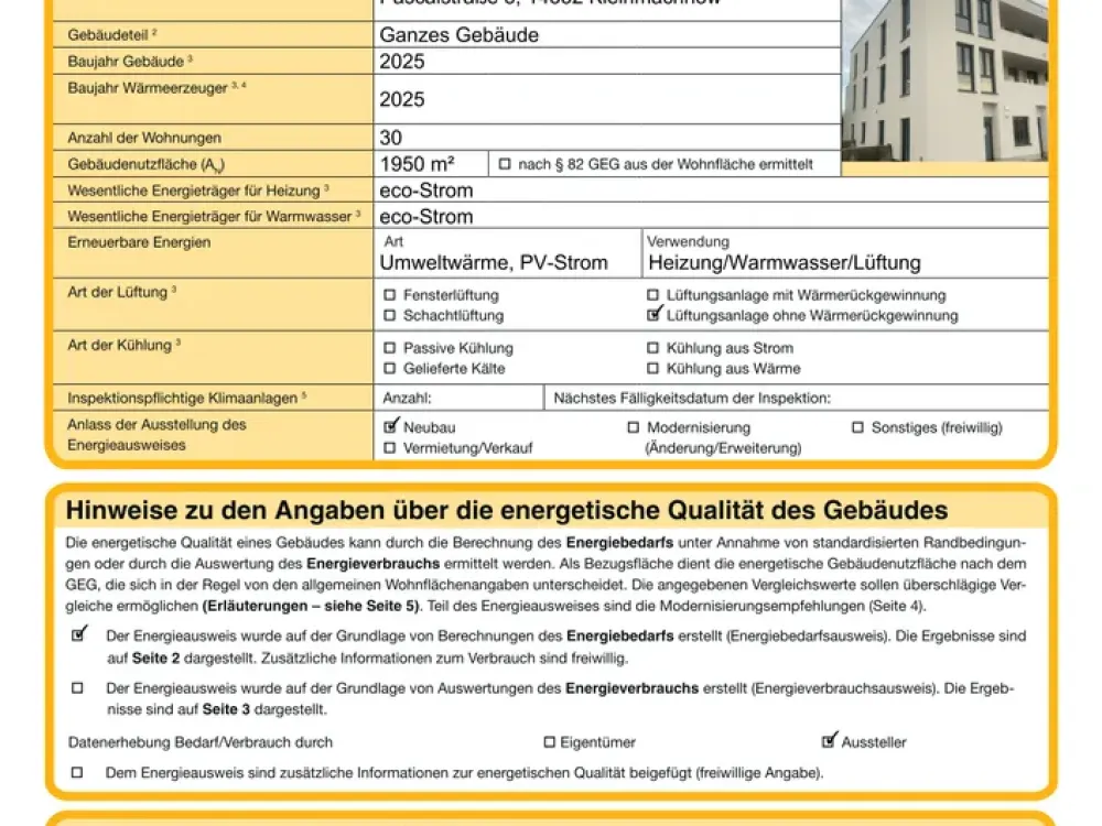 Modernes 1-Zimmer-Apartment, Neubau, Wärmepumpe, Fußbodenheizung