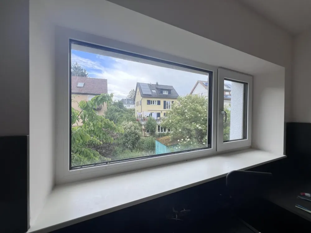 Erstbezug Möhringen: Stilvolle 3,5-Zi.-Etagenwohnung mit Kamin, Balkon & Garten