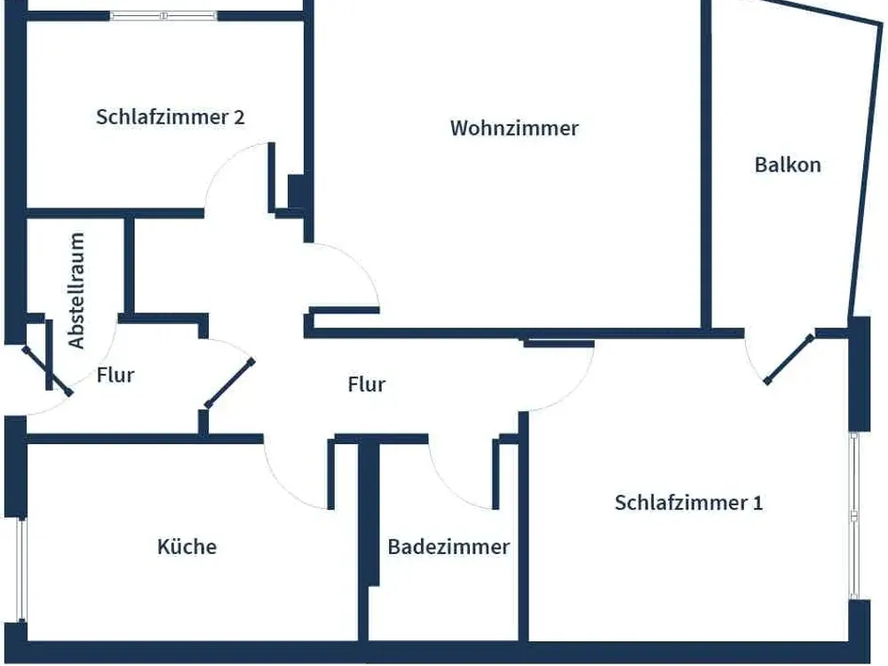 3-Zimmer-Wohnung mit 74 m², 2 Balkonen und Carport in Baunatal-Altenbauna