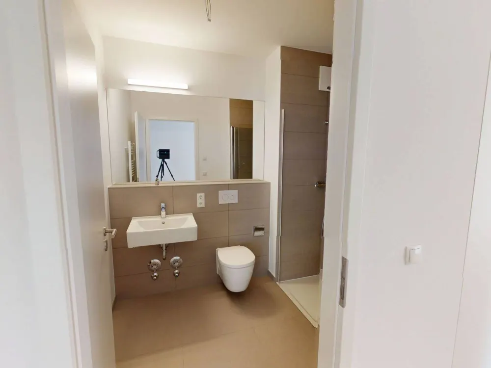 Große 2-Zimmer-Wohnung mit Balkon und Einbauküche im Neubauquartier 'Ferdinands Garden'