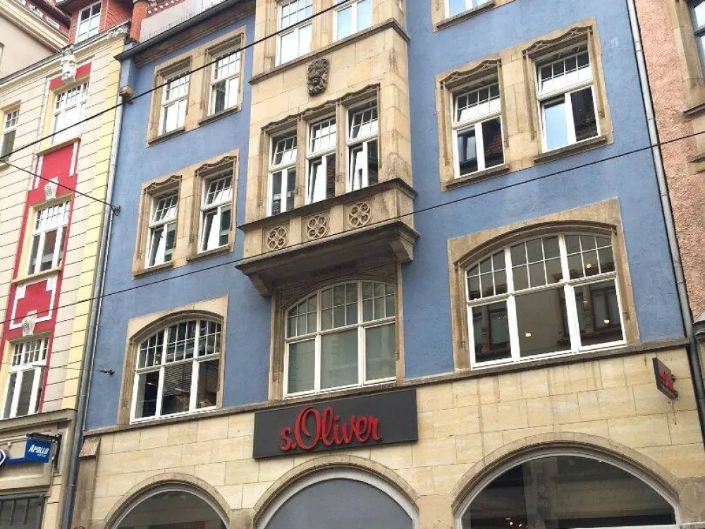 Schöne 2 Zimmer Maisonette Wohnung in der Innenstadt von Erfurt mit Blick über die Dächer!