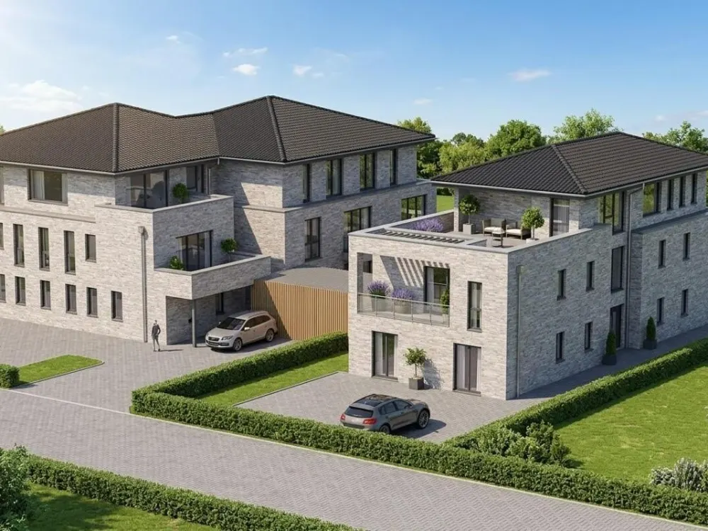KFW 296 Neubau 4-Zimmer-EG Wohnung mit Terrasse und Gartenanteil