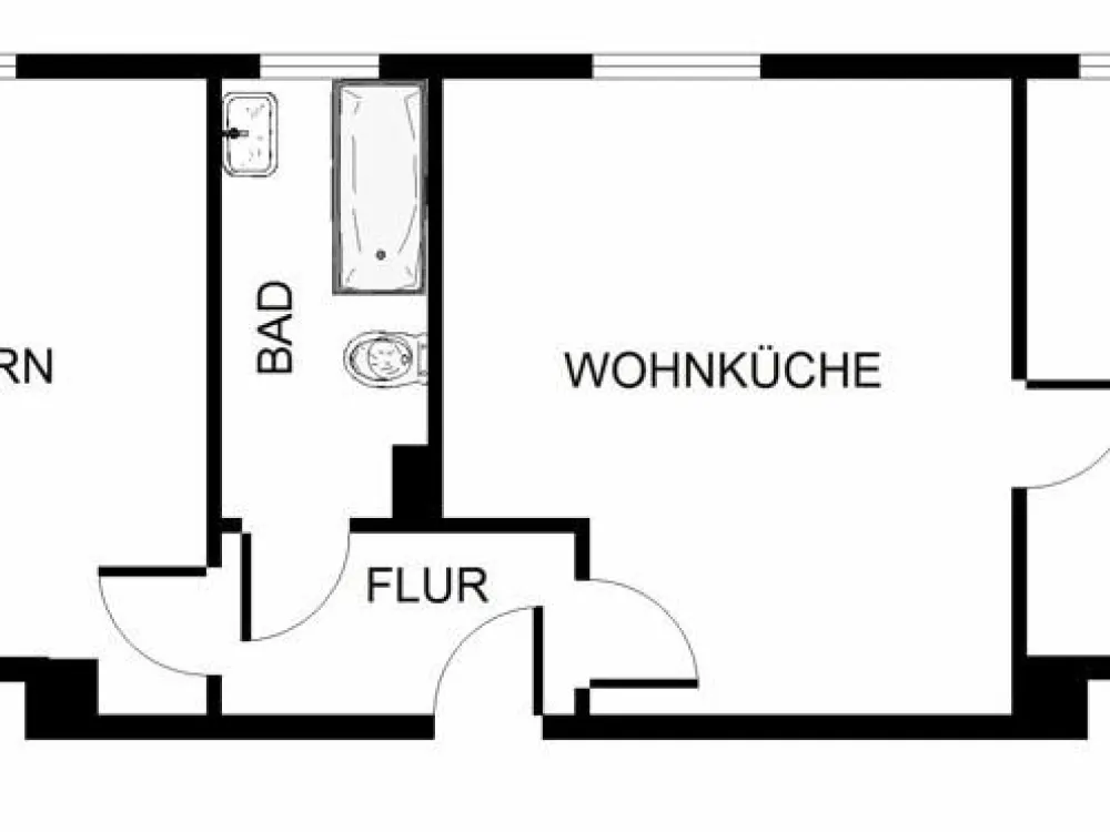 Einfach genial! Bezugsfertige 2 Zimmerwohnung in modernisierten Gebäude