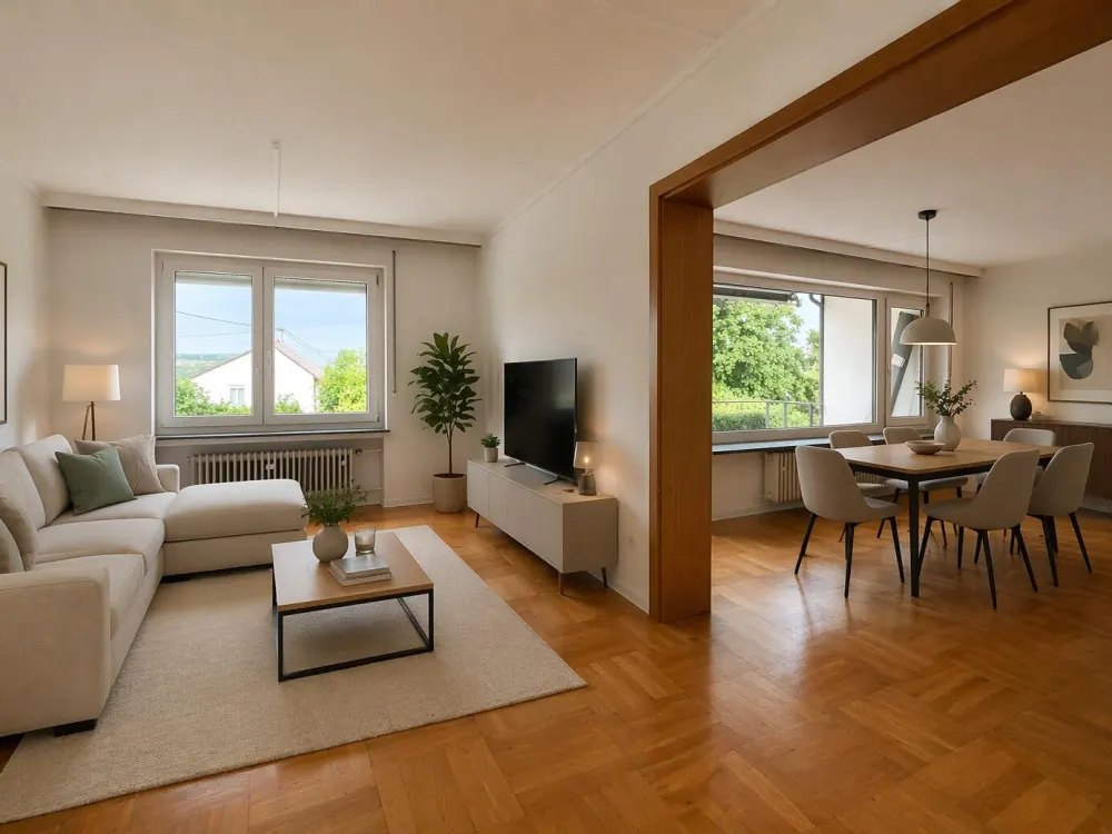 Großzügige 5,5 Zimmer-Wohnung mit Westbalkon