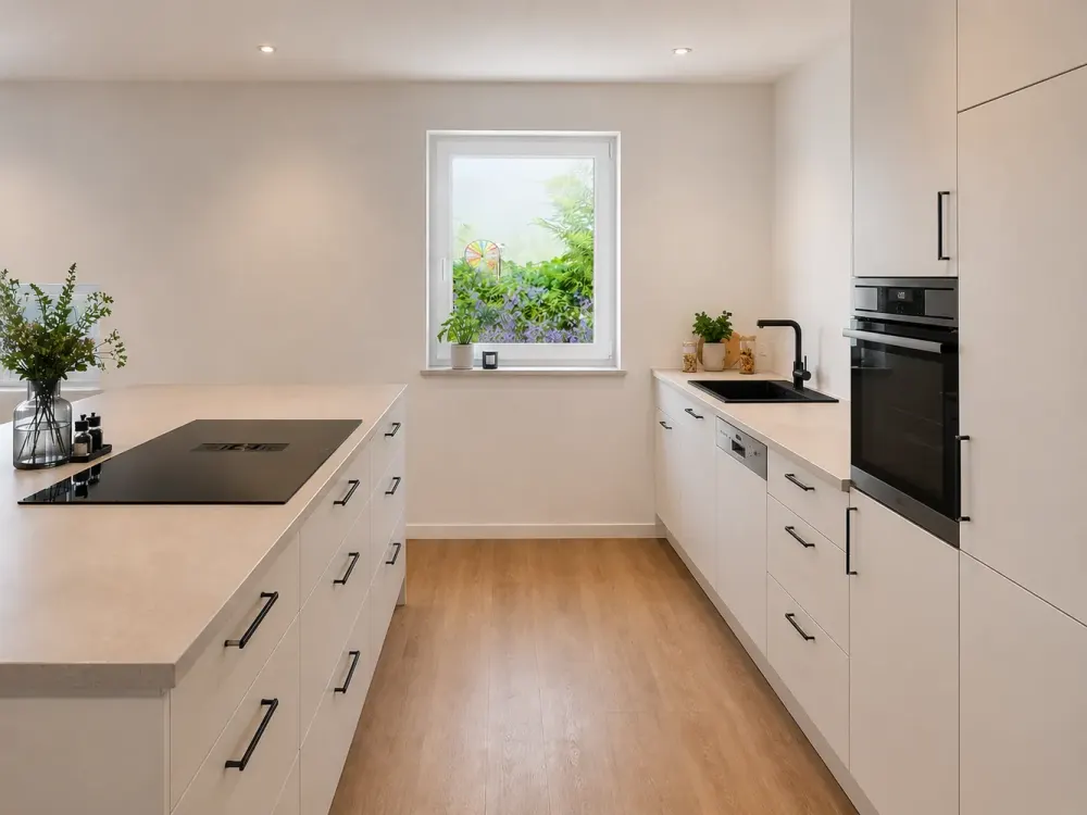 Moderne 2-Zimmer-Gartengeschosswohnung mit umläufiger Terrasse und Garten