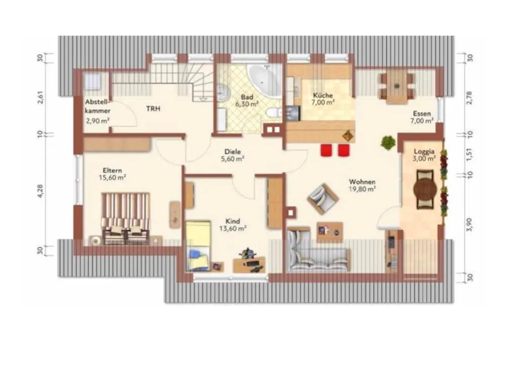 3 Zimmer Wohnung in einem 2-Familienhaus | Köln-Holweide
