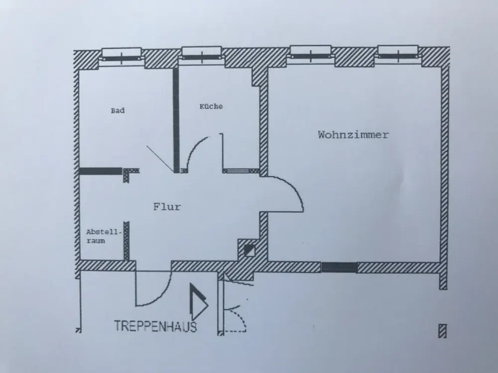 Apartment in Geschäftslage in Leipzig, Reudnitz-Thonberg