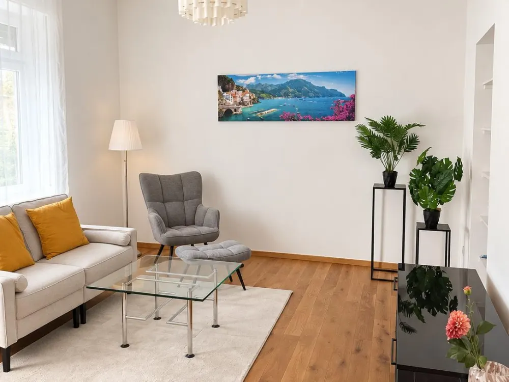 Möblierte 2-Zimmer-Wohnung in Frankfurt-Bornheim mit Balkon