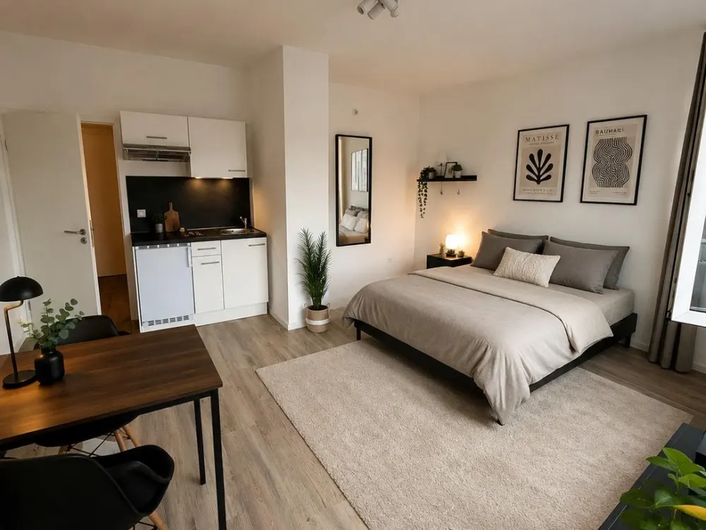 Modernes Apartment mit Balkon