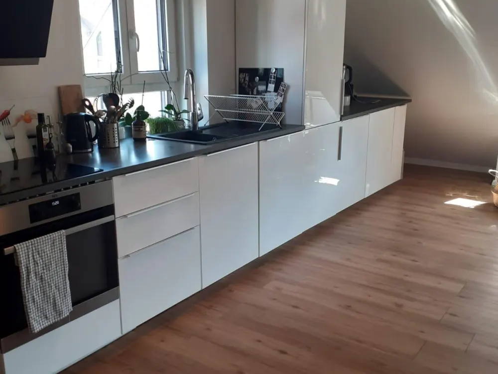 Attic Apartment, Ettlingen City, Air Conditioning, Balcony