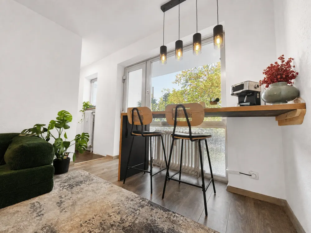 Stylishly Furnished Studio with Balcony & Coffee Bar | Alt-Saarbrücken