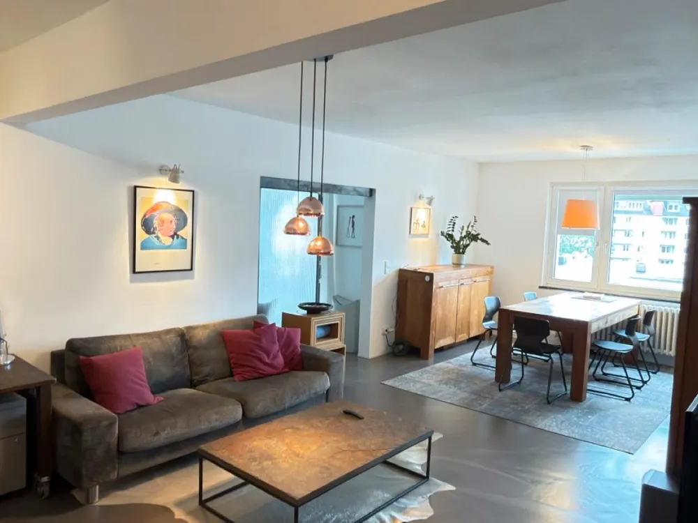 Furnished 2-room loft in Pempelfort / elevator