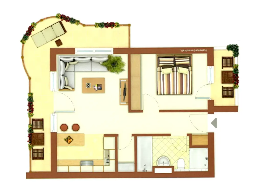 Wohnen mit Charakter: Modernisierte 2-Zimmer-Wohnung in Königstein