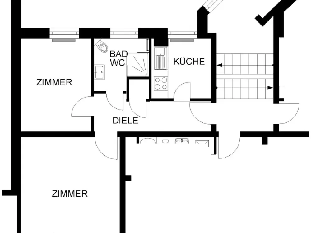 2 Zimmer in Hagen