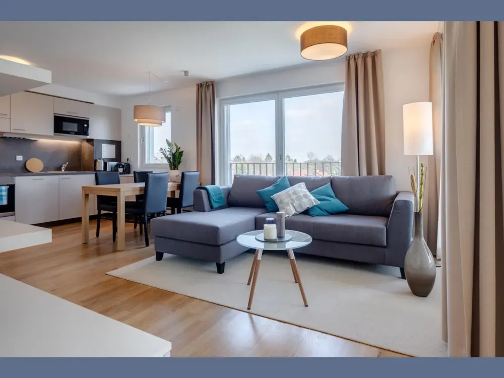 Furnished: Modern 2-Room Apartment | Optional Single Parking Space