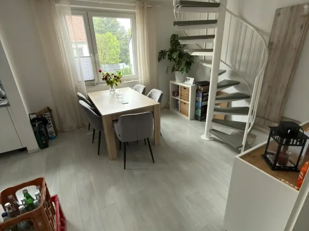 Maisonettewohnung, für 2-3 Personen, mit EK, Balkon & Garten
