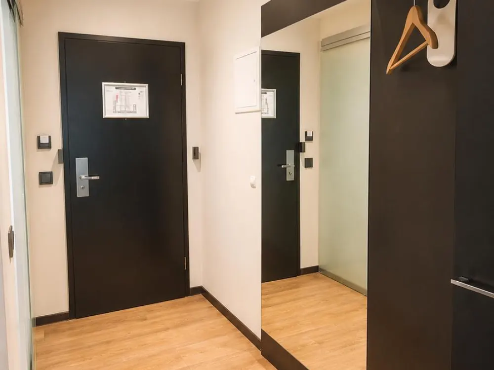 Hotel Atmosphere: Fully Furnished Former Hotel Room in Karlsruhe for Rent