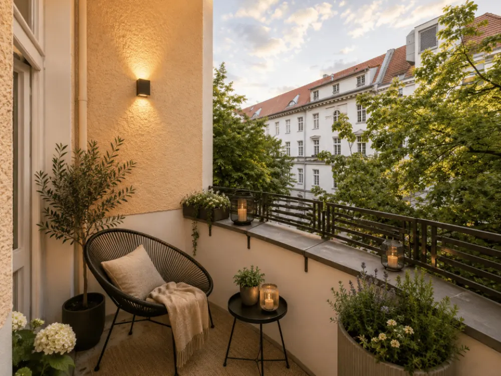 Stilvoll möbliert in Berlin-Wedding - helle 2-Zimmer-Wohnung mit Balkon & Homeoffice