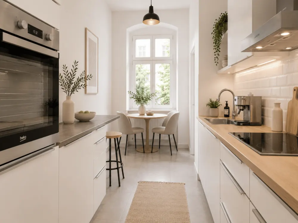 Stilvoll möbliert in Berlin-Wedding - helle 2-Zimmer-Wohnung mit Balkon & Homeoffice