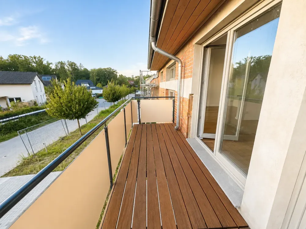2-Zimmer-Wohnung im Grünen mit EBK und Balkon
