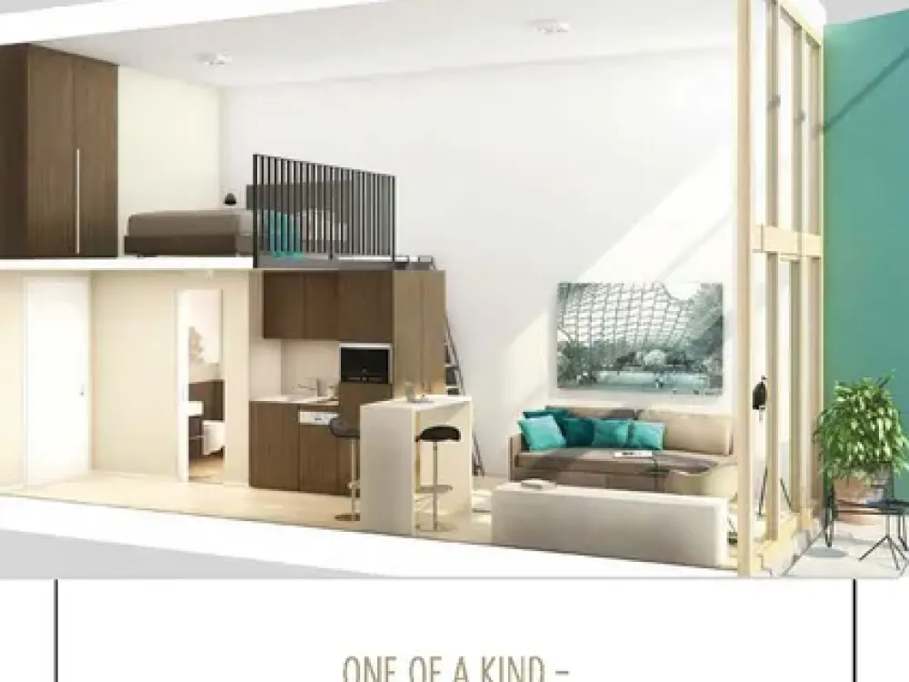 Wohnen mit Charakter: 1,5 Zimmer Galerie Apartment in Schwabing-West