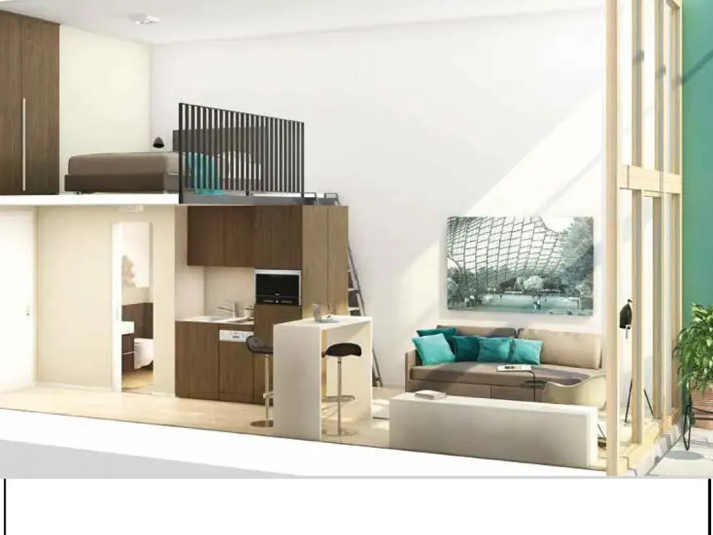 Wohnen mit Charakter: 1,5 Zimmer Galerie Apartment in Schwabing-West