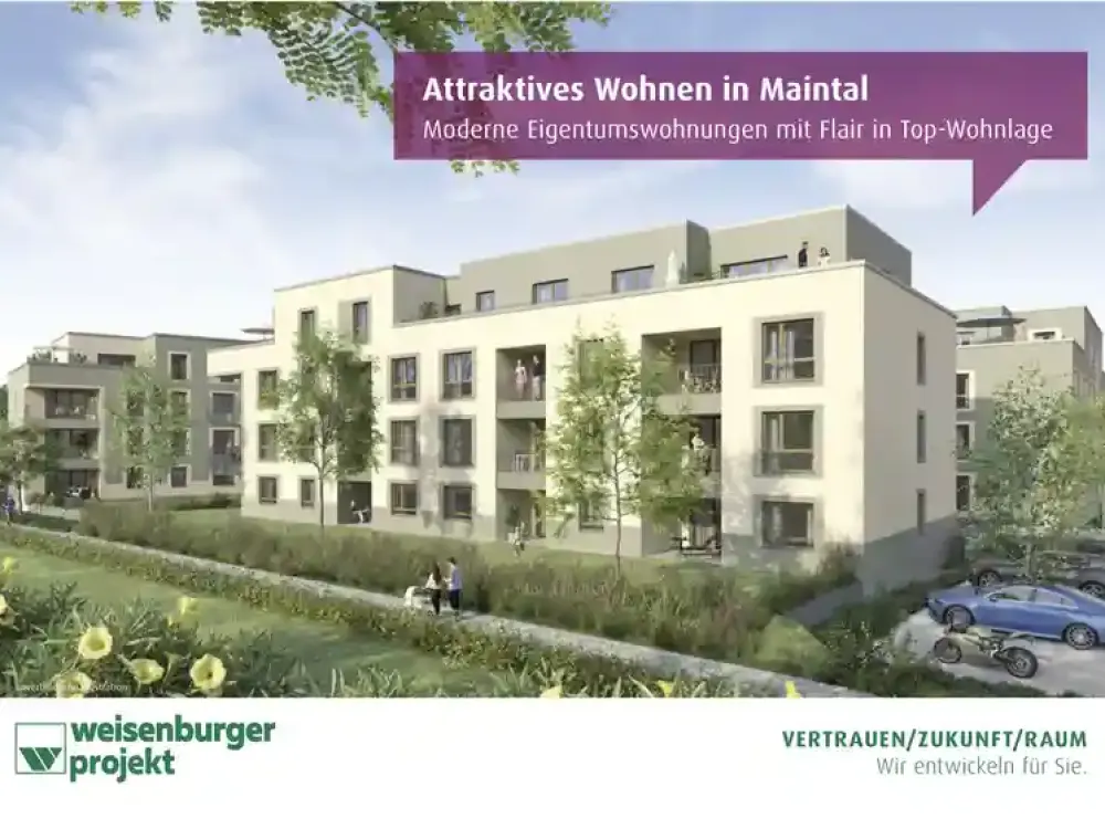 ERSTBEZUG - Moderner Neubau im Maintal mit Dachterasse! Waldrandlage! Top ÖPNV-Anbindung!