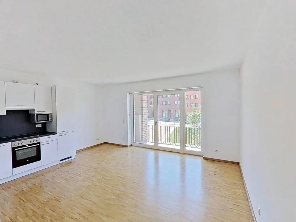 First Occupancy Wheelchair-Accessible 3-Room Apartment with Built-In Kitchen and Loggia