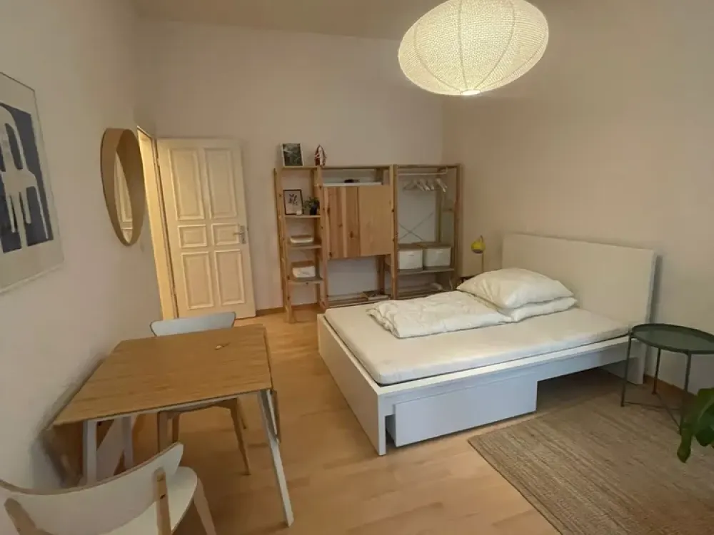 Stilvolle, voll möblierte Wohnung mit Balkon, Bezugsfertig ab sofort