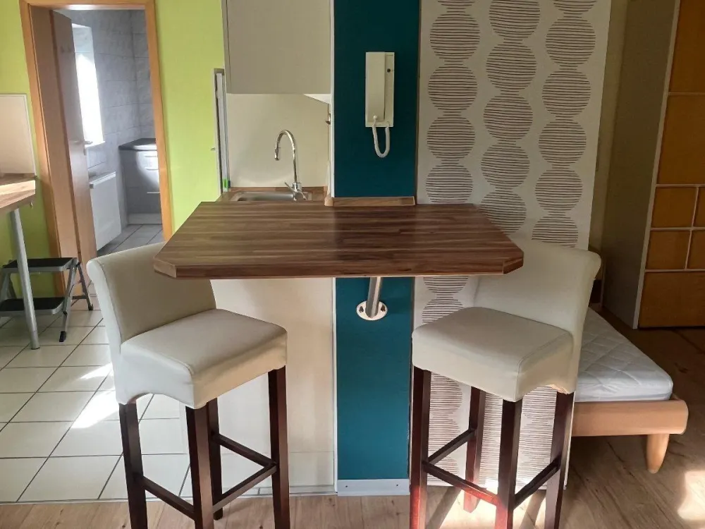 Beautiful and bright 1-room basement apartment fully furnished!