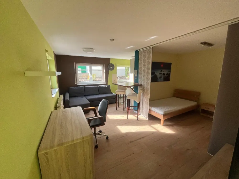 Beautiful and bright 1-room basement apartment fully furnished!