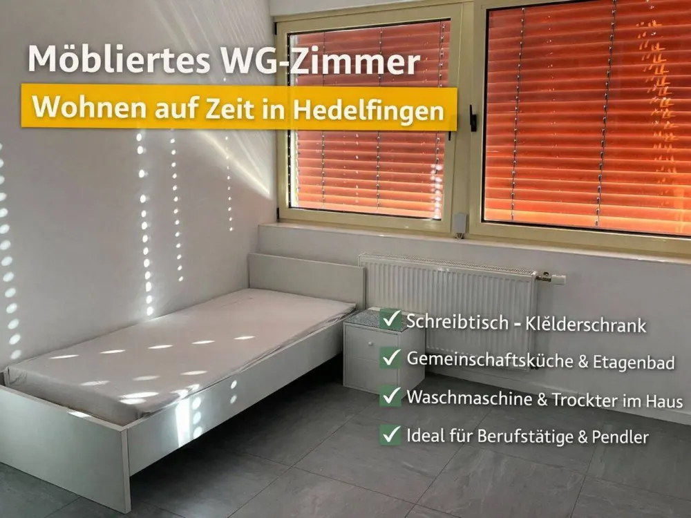 Wohnen auf Zeit in Stuttgart - Möblierte Zimmer in WG