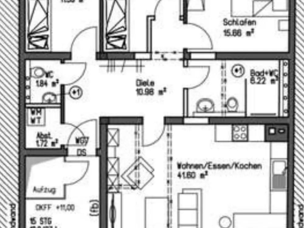 Zentrale, moderne 4-Zimmer-Wohnung