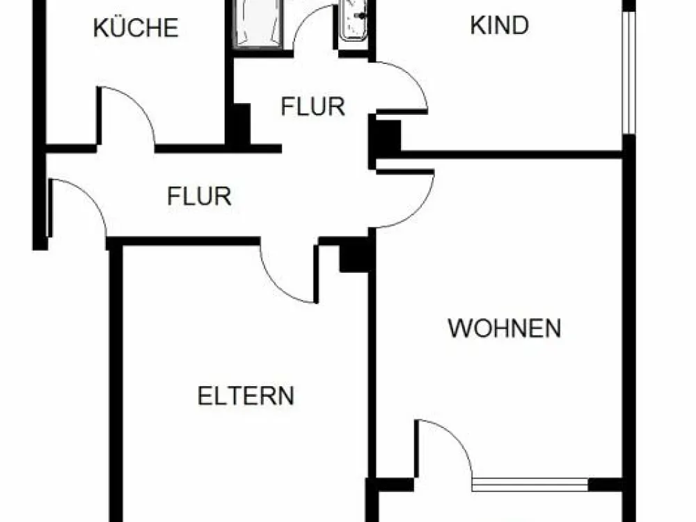 Nimm mich! Interessante 3-Zimmer-Wohnung