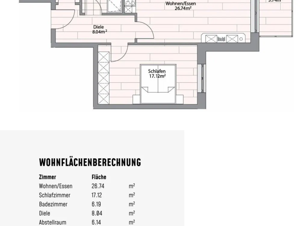 2-Zimmer-Wohnung zu vermieten in Ganderkesee