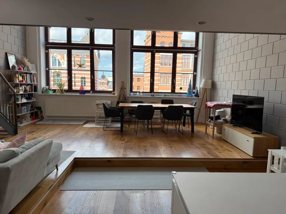 Möblierte 4,5-Zimmer Wohnung Leipzig-Schleussig befrist. Vermietu