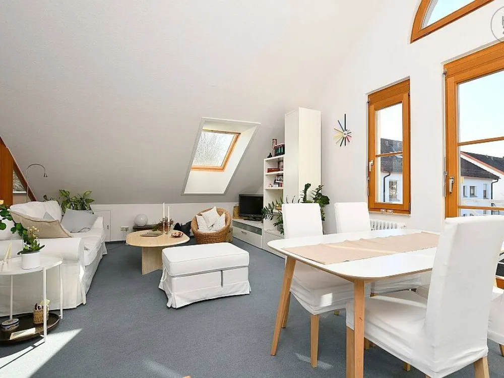 Charmante möblierte DG-Wohnung mit Internet und TG-Stellplatz in Stuttgart Birkach