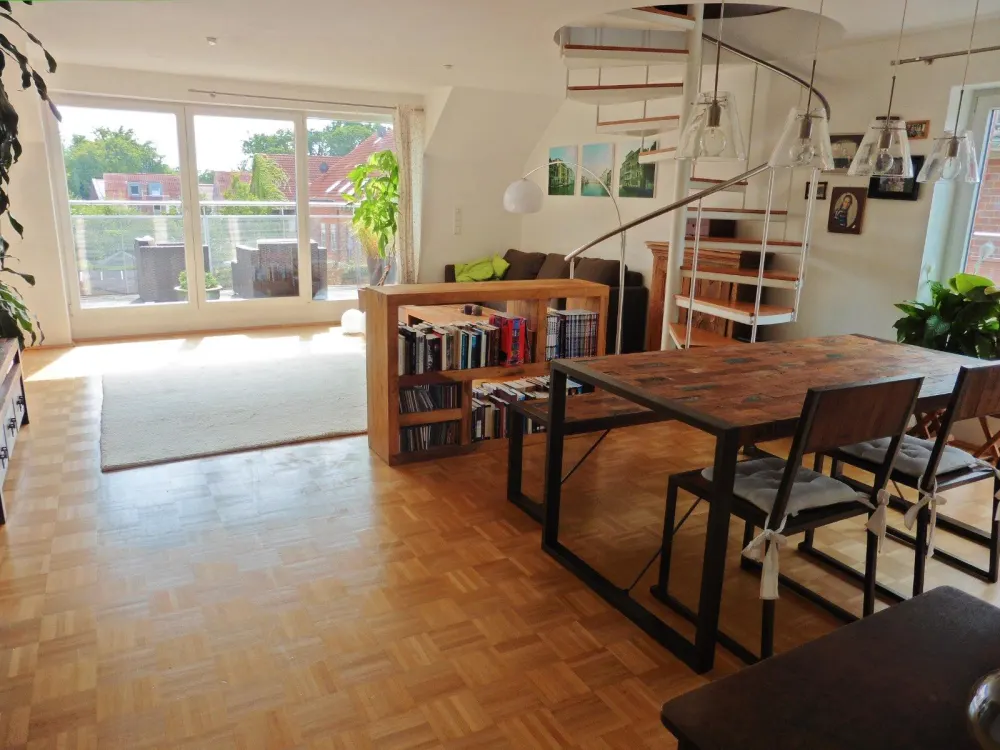 Für Paare: Offene Maisonette-Wohnung 101 m² Münster-Gremmendorf