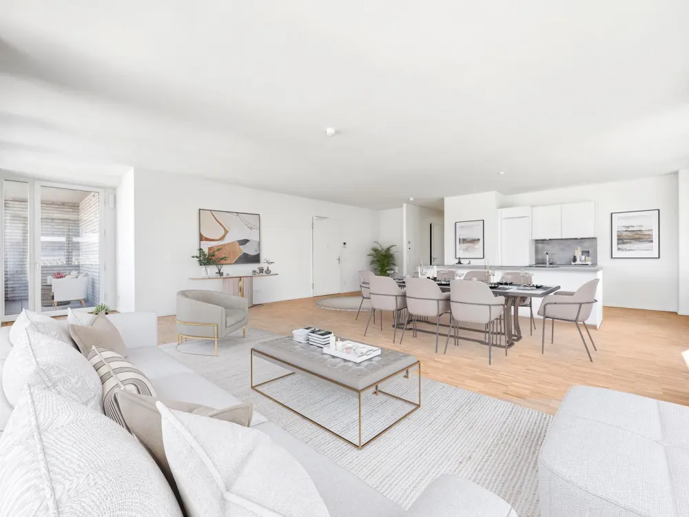 Bright and Stylish, Modernes 2-Zimmer-Apartment mit Loggia im Crown II