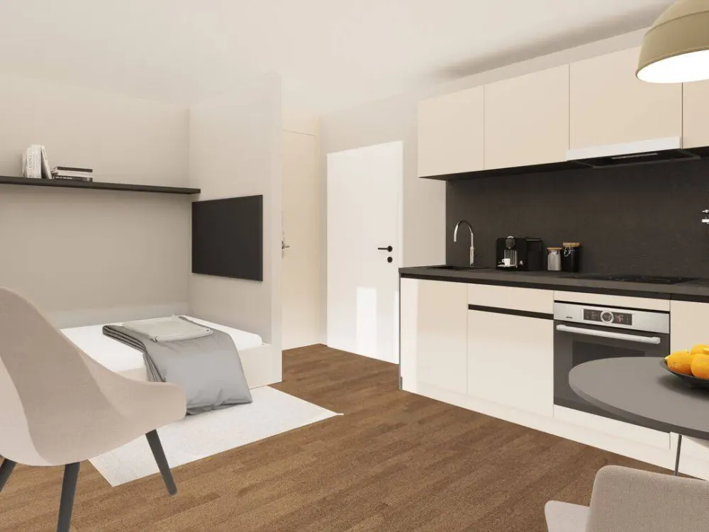 seventy2west - Möblierte Microapartments Aparment03