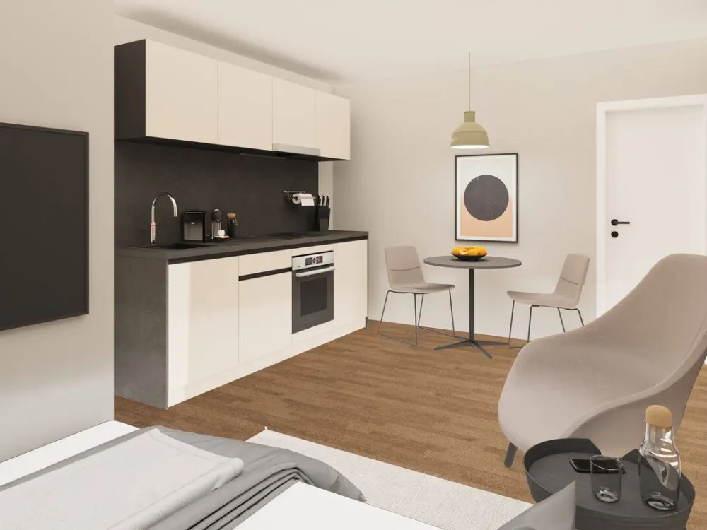 seventy2west - Möblierte Microapartments Aparment03