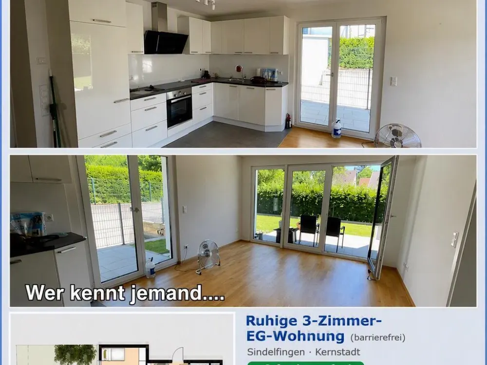 3-Zimmer Wohnung, Sindelfingen Kernstadt
