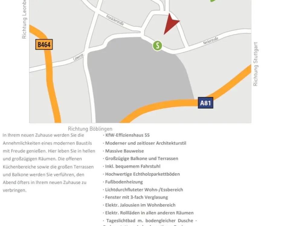 3-Zimmer Wohnung, Sindelfingen Kernstadt